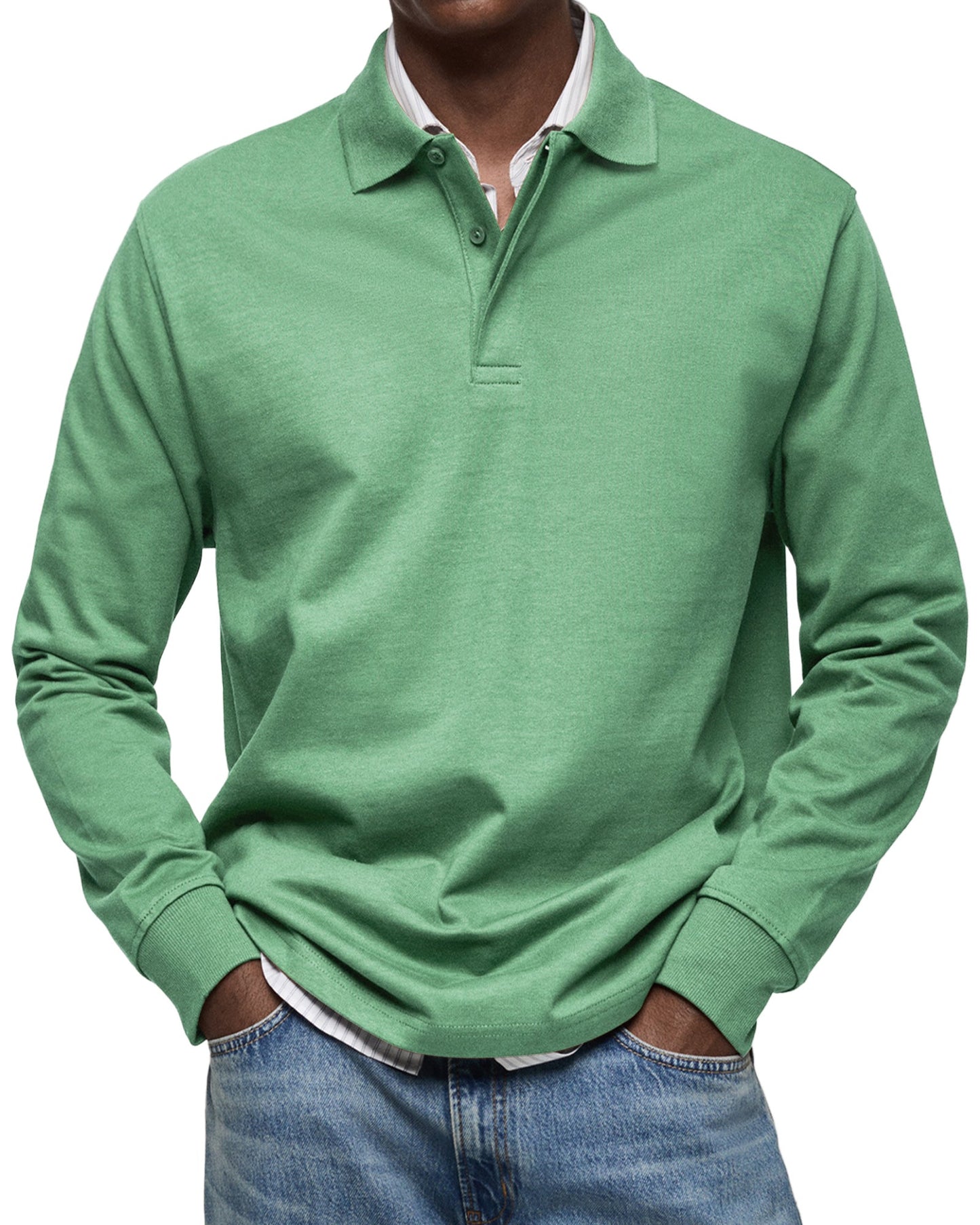 Alexandre™ | Polo Manches Longues Casual